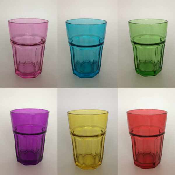 Colorful Glass Tumbler Set 9