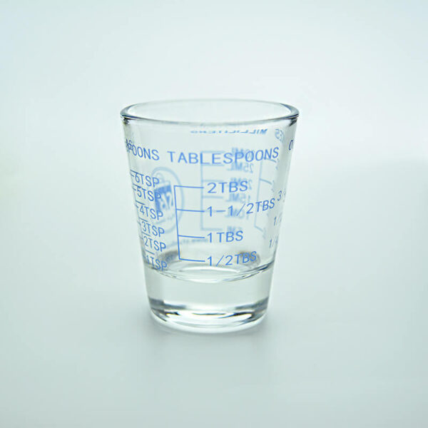 Shot Glass with Measures 3