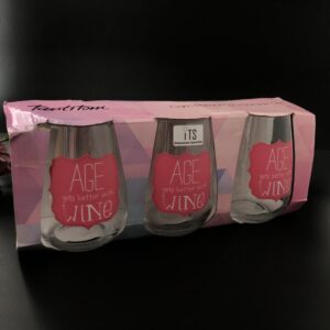 Stemless Wine Glasses AGE