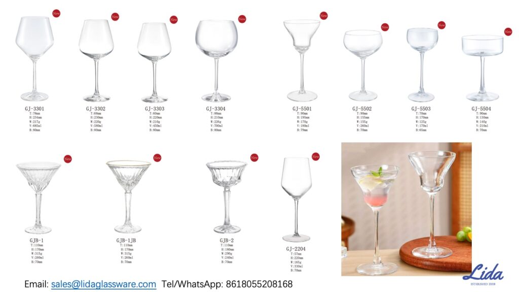 Lida Glassware Wine Glasses1