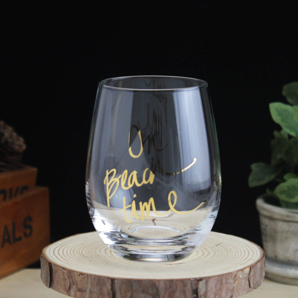 Stemless Wine Glass