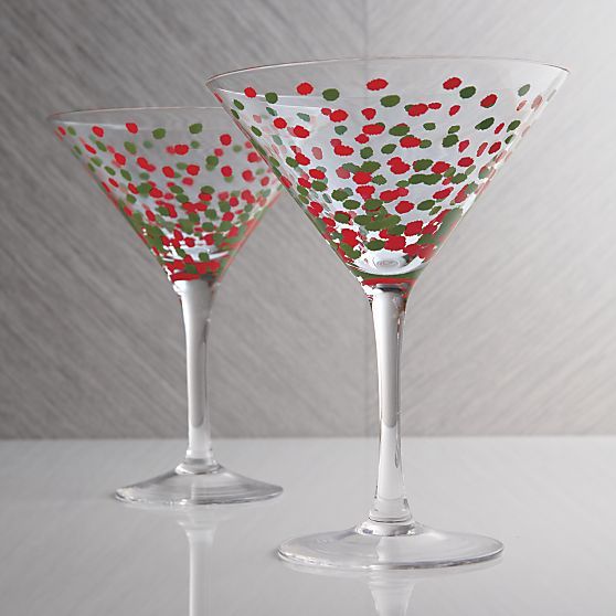 Kerstcocktailglaasjes