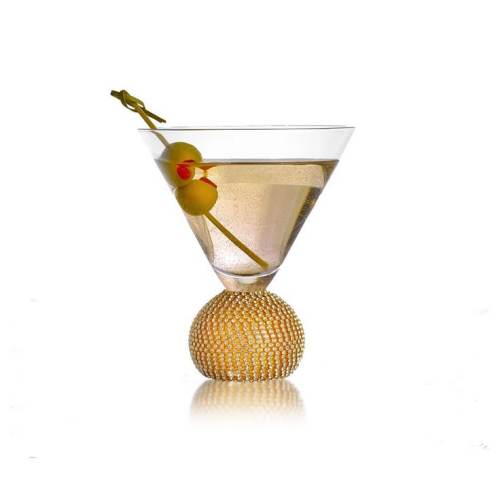 Gelas Koktail Tanpa Batang Qualia Glas Bling - Martini