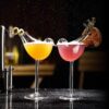 Elegant Bird Cocktail Glass